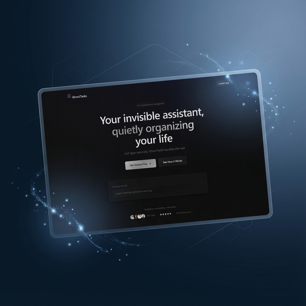GhostTasks productivity app