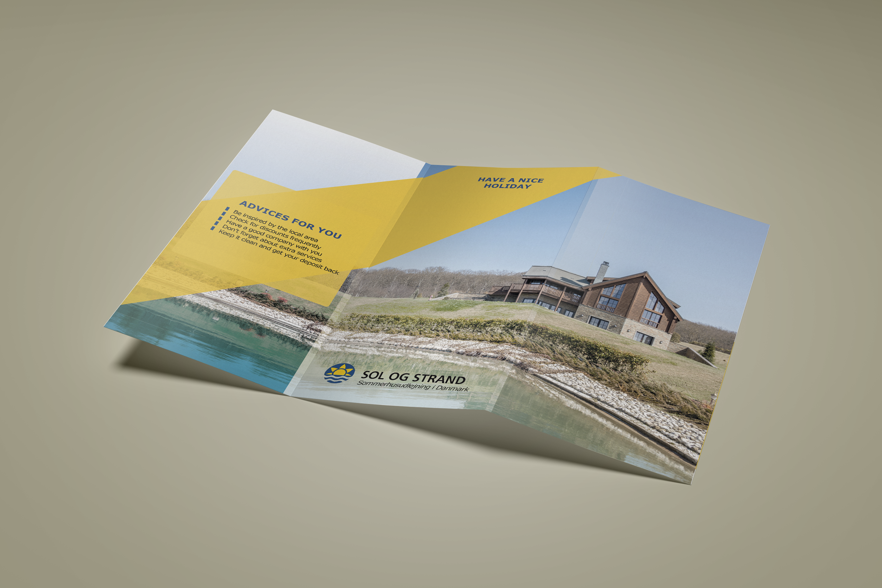 Sol og Strand travel branding